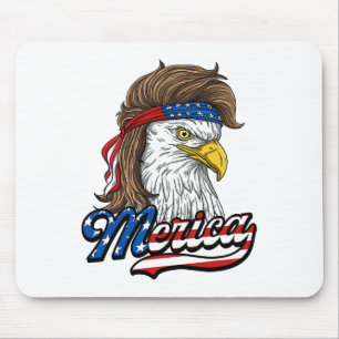 Alfombrilla De Ratón Merica - Águila De Libertad Patriótica De Eeuu - 4