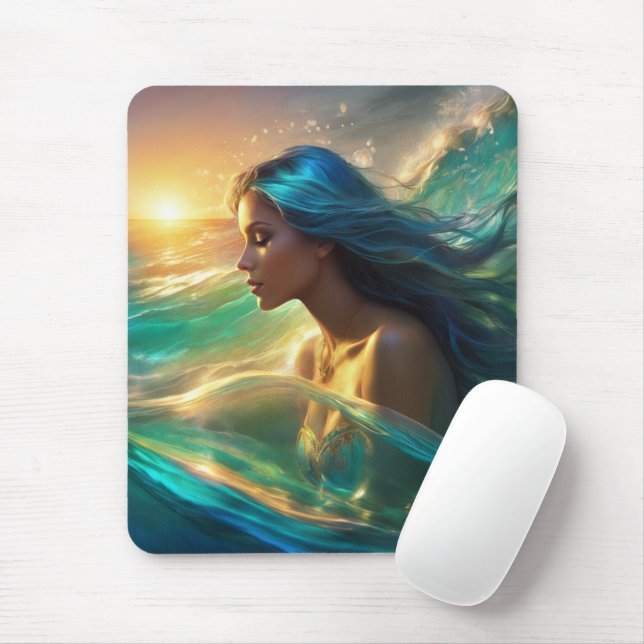 Alfombrilla De Ratón Mermaid Mousepad (Con ratón)