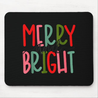 Alfombrilla De Ratón Merry And Bright Christmas Women Girls Kids Toddle