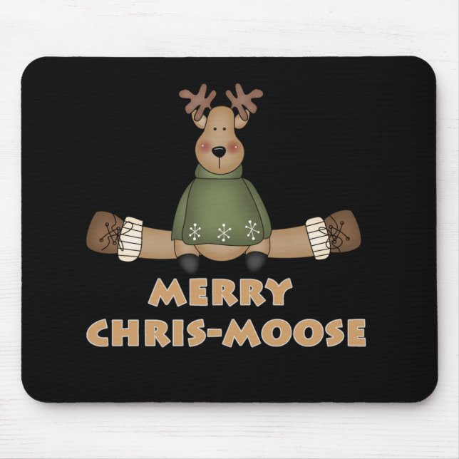 Alfombrilla De Ratón Merry Chris-Moose (Frente)