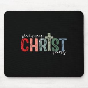 Alfombrilla De Ratón Merry Christ Mas Christian God Mating Navidades
