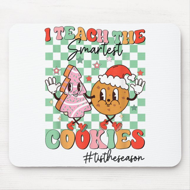 Alfombrilla De Ratón Merry Christmas I Teach The Smartest Cookies Teach (Frente)