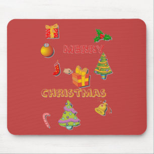 Alfombrilla De Ratón Merry Christmas Mouse Pad