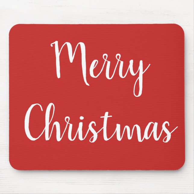 Alfombrilla De Ratón Merry Christmas Mouse Pad (Frente)