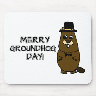 Alfombrilla De Ratón Merry Groundhog Day