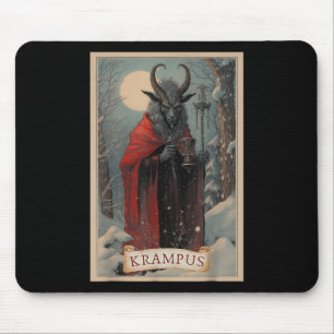 Alfombrilla De Ratón Merry Krampus Navidades de terror sudadizo maldad