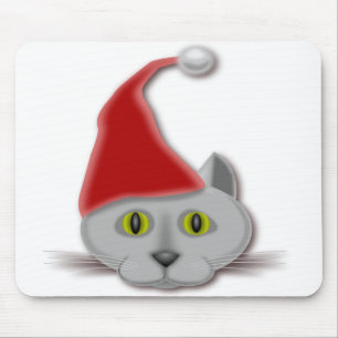 ALFOMBRILLA DE RATÓN "MERRY NAVIDAD" SANTA CAT