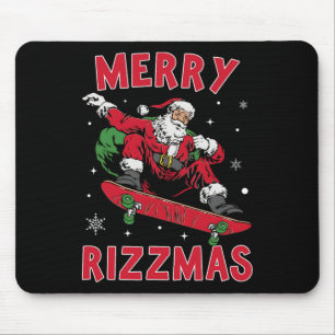 Alfombrilla De Ratón Merry Rizz Mas Kids Graciosa Cama de Patinaje de S