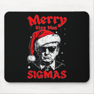 Alfombrilla De Ratón Merry Rizz Mas Sigmas Gracioso Gen Alpha X-mas San