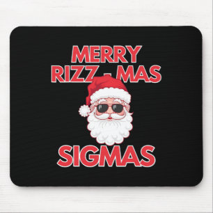 Alfombrilla De Ratón Merry Rizz Mas Sigmas Navidades Rizzmas Funny Sant