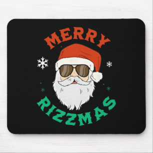Alfombrilla De Ratón Merry Rizzmas Navidades graciosos Santa Claus