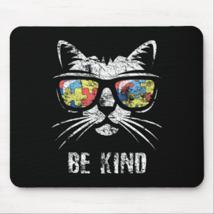 Alfombrilla De Ratón Mes de conciencia del autismo El autismo del gato 