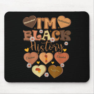 Alfombrilla De Ratón Mes de historia negra motivada y educada