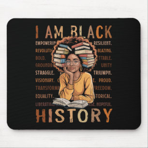 Alfombrilla De Ratón Mes de la Historia Negra 2026 Yo Soy la Historia N
