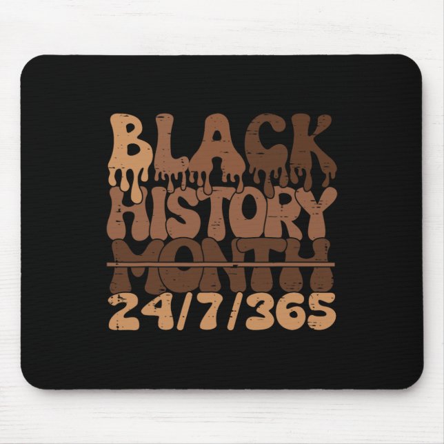 Alfombrilla De Ratón Mes de la historia negra 247365 Melanin negro afri (Frente)