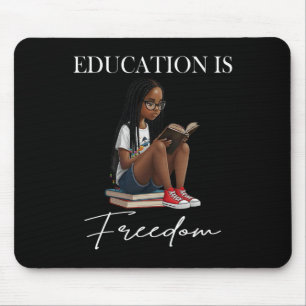 Alfombrilla De Ratón Mes de la Historia Negra Educación Es Libertad Lib