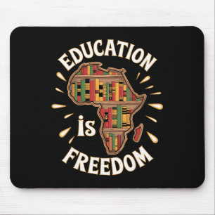 Alfombrilla De Ratón Mes de la Historia Negra Educación Libertad Afroam