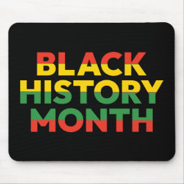 Alfombrilla De Ratón Mes de la historia negra Mousepad