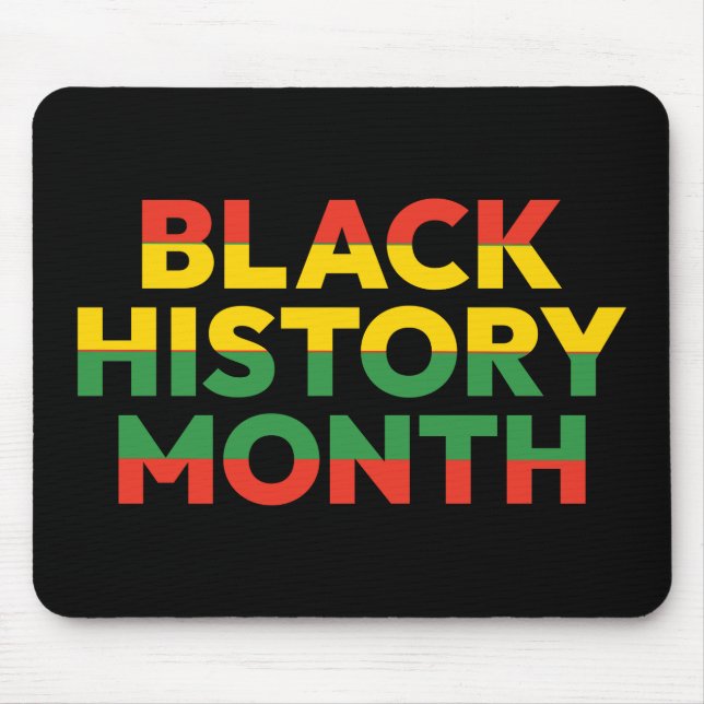 Alfombrilla De Ratón Mes de la historia negra Mousepad (Frente)