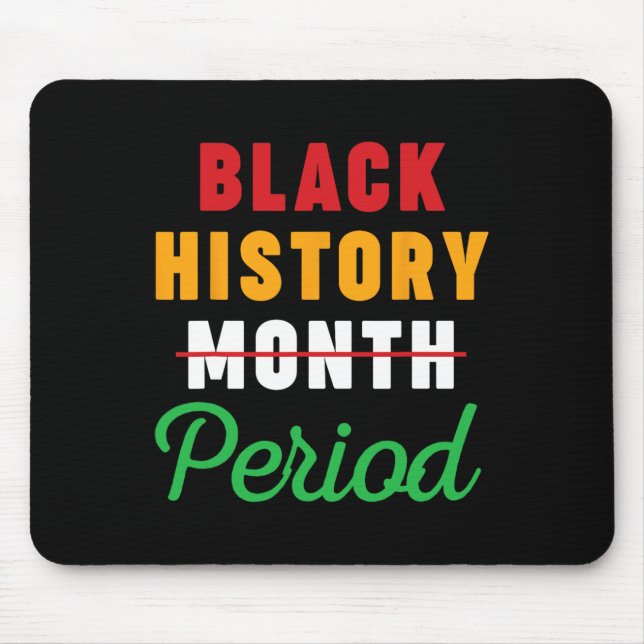 Alfombrilla De Ratón Mes de la Historia Negra Período Mujeres Afroameri (Frente)
