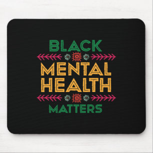Alfombrilla De Ratón Mes de la historia negra por la salud mental negra