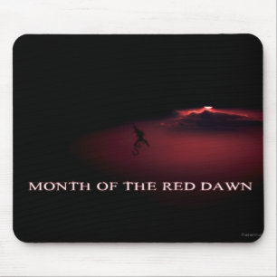 Alfombrilla De Ratón Mes del amanecer rojo - enero - Cedric
