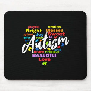 Alfombrilla De Ratón Mes del Día de Concientización sobre el Autismo Co