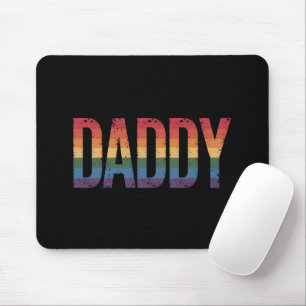 Alfombrilla De Ratón Mes del Orgullo Gay del Papá Día del Padre LGBTQ A