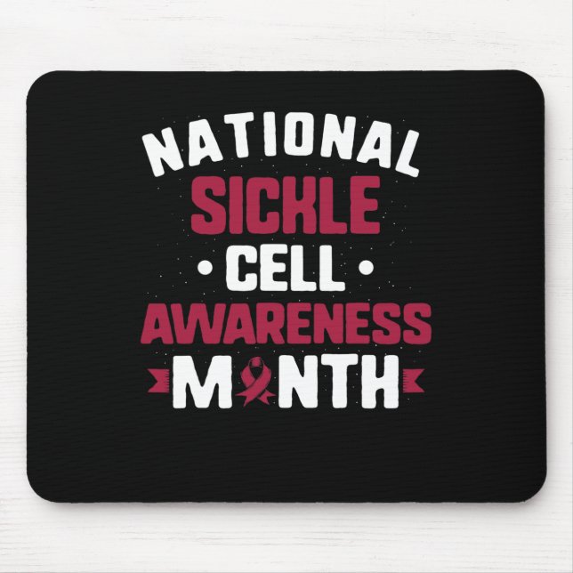 Alfombrilla De Ratón Mes nacional de sensibilización sobre la célula de (Frente)