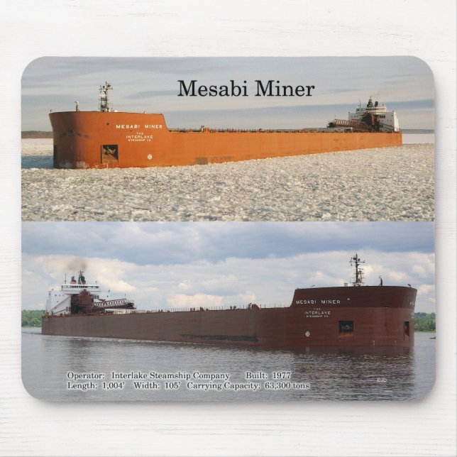 Alfombrilla De Ratón Mesabi Miner mousepad (Frente)