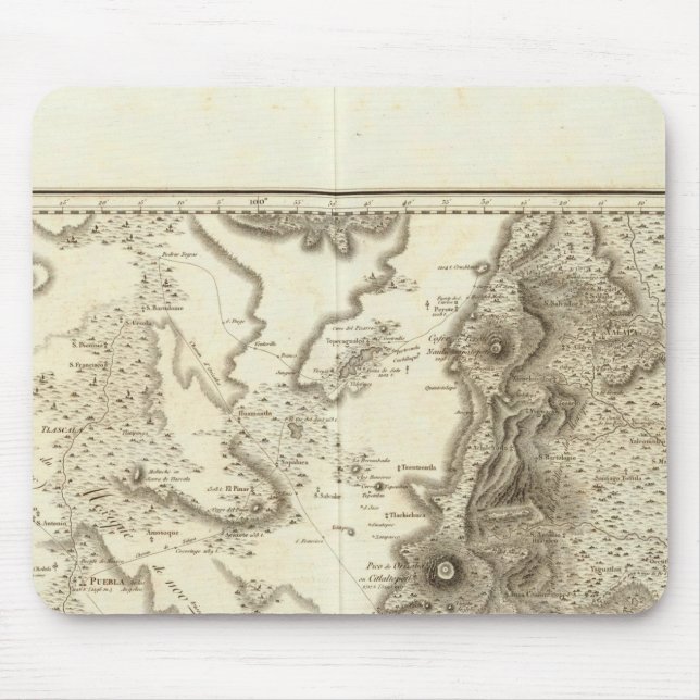 Alfombrilla De Ratón Meseta de Ciudad de México (Frente)