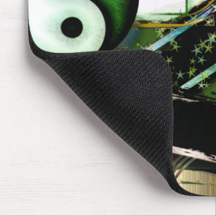 Alfombrilla De Ratón Mess de objetos y símbolos de diseño con efecto ap