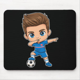 Alfombrilla De Ratón Meta de Kid Dab Eslovaquia Dibujos Animados Bander