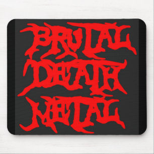 Alfombrilla De Ratón Metal brutal de la muerte