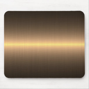 Alfombrilla De Ratón metal cepillado oro