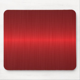 Alfombrilla De Ratón metal cepillado rojo