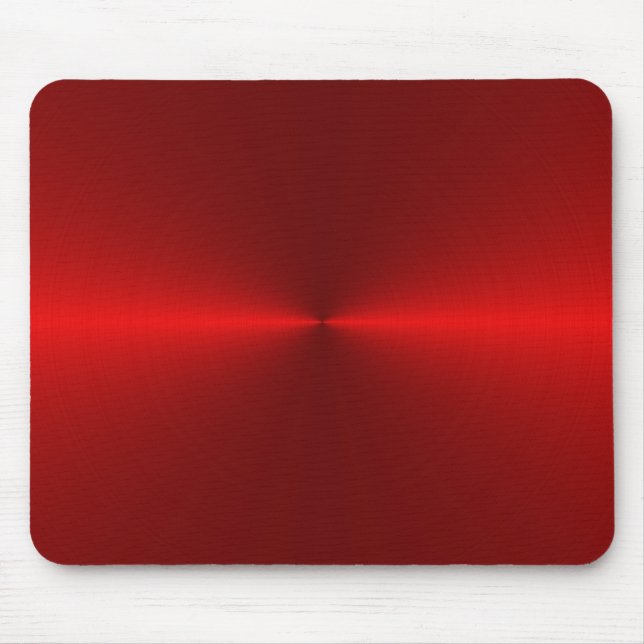 Alfombrilla De Ratón metal cepillado rojo (Frente)