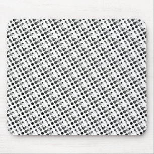 Alfombrilla De Ratón Metálico Gris Retro Bubbles Mousepad