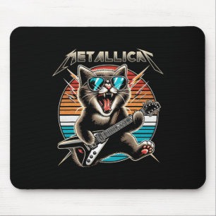 Alfombrilla De Ratón Metallicat - Gracioso Gato 2