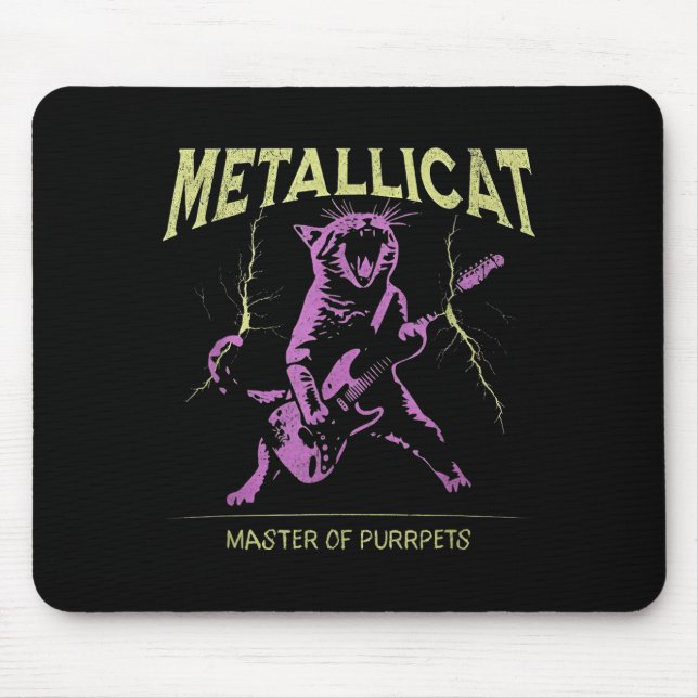 Alfombrilla De Ratón Metallicat Master Of Purrpets  (Frente)