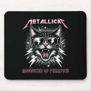 Alfombrilla De Ratón Metallicat Meowster Of Purrpets - Gracioso Cat 2