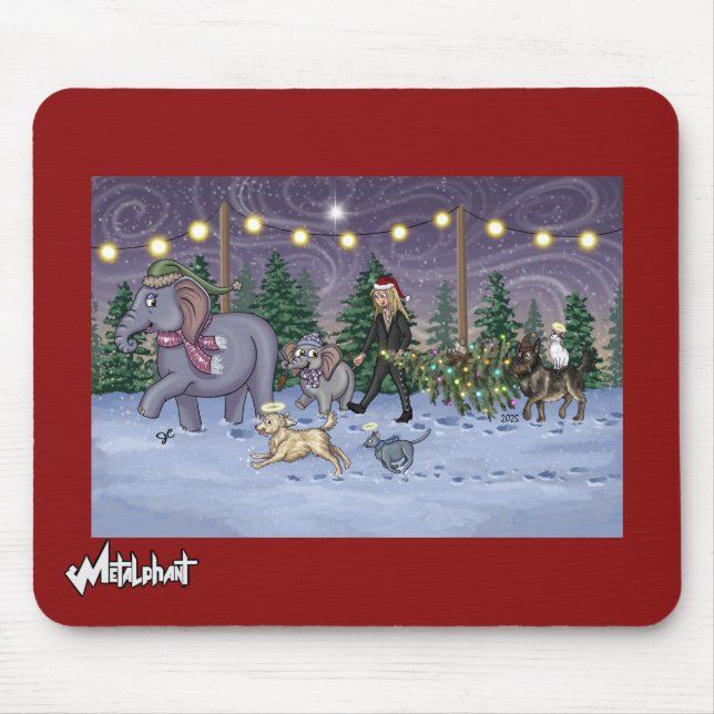 Alfombrilla De Ratón Metalphant Family Tree Mouse Pad (Frente)