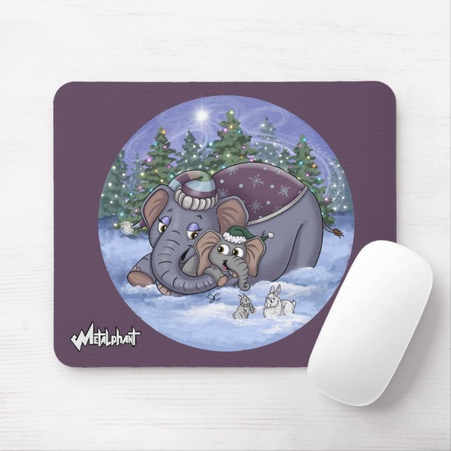 Alfombrilla De Ratón Metalphant Wilbur & Mom Mouse Pad (Con ratón)