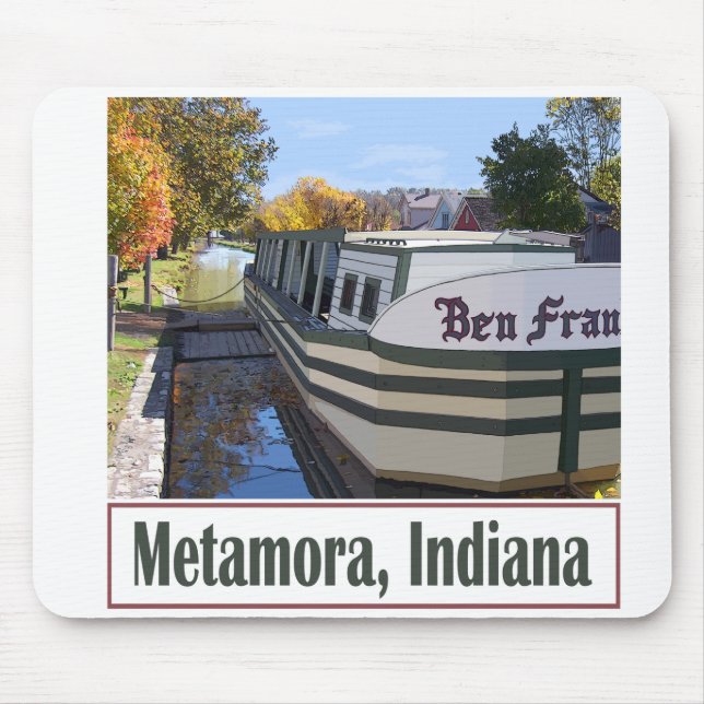 Alfombrilla De Ratón Metamora Indiana (Frente)