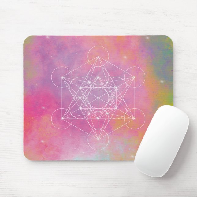 Alfombrilla De Ratón Metatron zen arcángel (Con ratón)