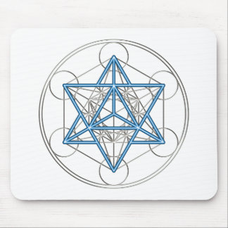 Alfombrilla De Ratón Metatrons dado - Merkaba estrella Tetraeder -