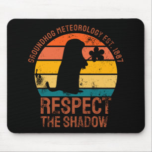 Alfombrilla De Ratón Meteorología del Groundhog Est. 1887