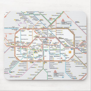 Alfombrilla De Ratón metro Berlín