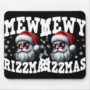 Alfombrilla De Ratón Mewe Rizzmas Niños adolescentes divertidos Feliz N