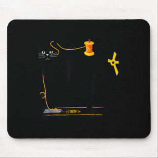 Alfombrilla De Ratón Mewing Machine Funny Quilting Craft Lover Quilter